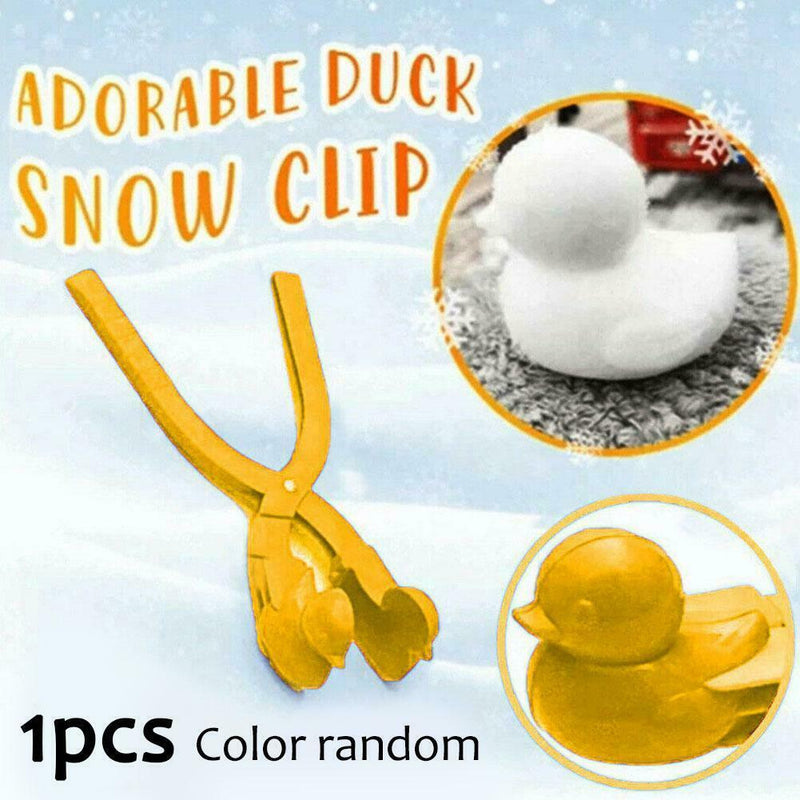 1Pc Duck Shape Snowball Maker Clip Children Outdoor Winter Sand Mold
