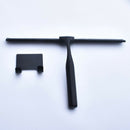 1pcs Bathroom Squeegee Glass Squeegee Cleaner Shower Window Wiper Black