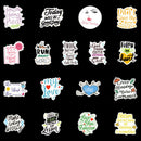 100pc Excitation Inspirational Stickers Snowboard Laptop Luggage Guitar Suit Hn