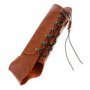 Archery Arm Guard Protection Safe Guard Adjustable Wristband ,PU Leather Brown