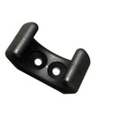 C-Shape Ladder Stowing Storage Clips Clamps for Boat - 1-1/4 inch - Black