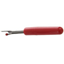 Sewing Quilting Tool Cross needle Red Seam Ripper w Clear Plastic Cap U3R8