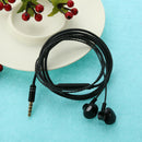 Sports Headphone Universal Phone Metal Headphones Ear Style(Black)