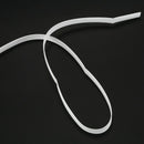 Ratio 2:1 7mm Dia White Polyolefin Heat Shrinkable Tube 6M 19.7Ft
