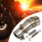 Motorcycle Exhaust Muffler Middle Pipe for Kawasaki Z250 Ninja 250R 300