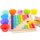 Colorful Clip Beads Puzzle Educational Toys Attention Training Desktop Games