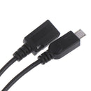 Splitter 1:2 Female To Micro Male + Female HOST OTG Adapter Cable JR