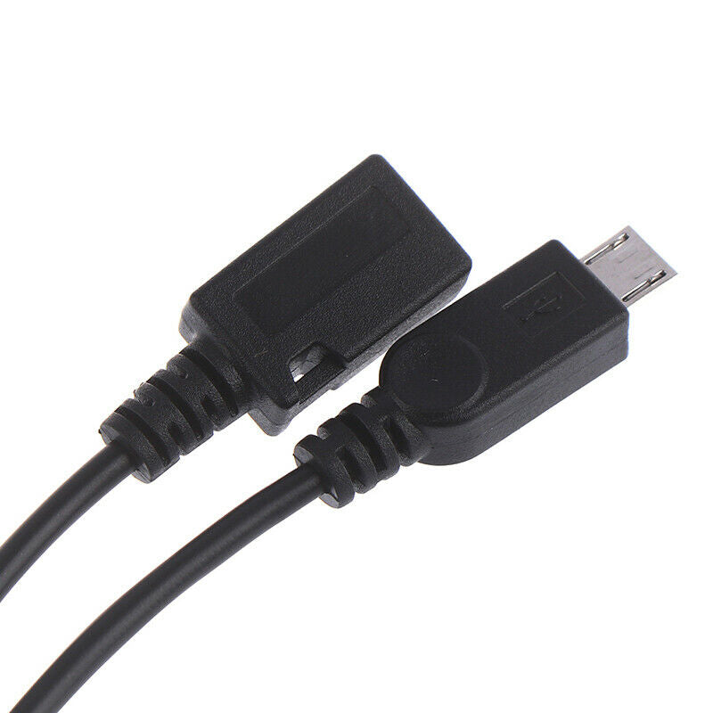 Splitter 1:2 Female To Micro Male + Female HOST OTG Adapter Cable JR