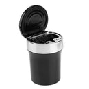 Car Auto Accessory Ashtray LED Light Ash Cup Cylinder Holder w Compass A