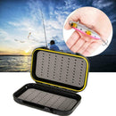 Waterproof Fishing Lure Bait Box Portable Trout Flies Storage Case Containe K7N7