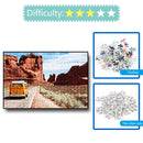 75 X 50cm 1000 Pieces Paper Jigsaw Puzzles Kit Travel Road Assembling Craft