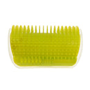 2X Cat Self Groomer, Wall Corner Groomers Soft Grooming Brush Massage Combs for