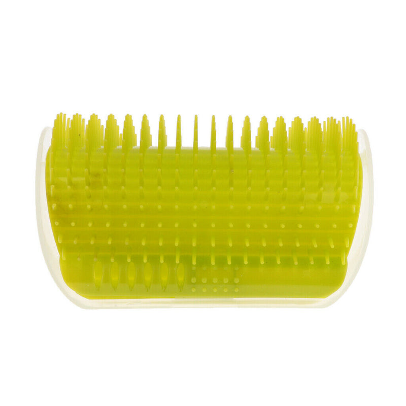 2X Cat Self Groomer, Wall Corner Groomers Soft Grooming Brush Massage Combs for