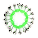 10Pcs fishing rod bite alarm bells twin bell clip alerter fish tackle tool ME
