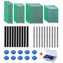 30 Pcs Double Sided PCB Board Prototype Kit 4 Sizes Circuit Board with 20 P G9B3