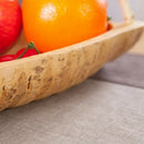 Fruit Plate Bamboo Root Handle Creative Bamboo Root Boat Fruit Basket Compr