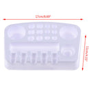 10 Pcs Plastic Palette Tray Pigment Palettes Cup Tattoo Ink Holder AccessoriA3C