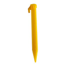 10PCs YELLOW HEAVY DUTY PLASTIC CAMPING & AWNING TENT SAND GROUND PEGS STAKES CC