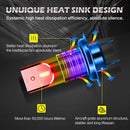 2X 110W 30000LM M7 H7 LED Car Headlight Conversion Globes Canbus Bulb Beam 6 Gw