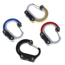 1PCS New Type D Carabiner Rotating Hook Clip Non-Locking Strong CliJBTEUS