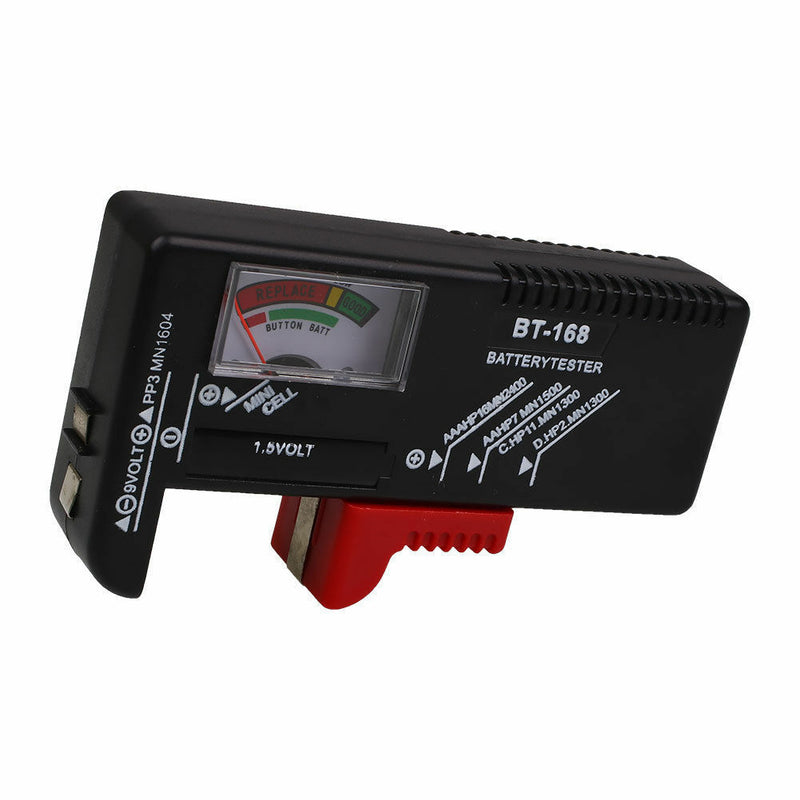 Digital LCD Battery Checker Volt Tester AA/AAA/D/9V 18650 Button Cell Vh