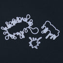 3pcs/set Blood Drop DIY Stencil Embossing Scrapbook Craft Metal Cutting Die A