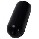 100PCs Black Rubber End Tips 15x6mm (0.6 inch x 0.24inch)