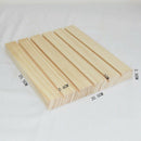 Solid Wood Earrings Jam Paper Jewelry Display Props Card 5 Slot Plate Jewel