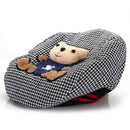 Hat Beret Hat Cap tiles Black and white plaid for infant baby girl boy