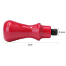 Retro Wax Sealing Stamp Wood Handle Customs Post Stamping Art Decor (Red) A