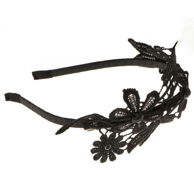 Charm Gothic Lace Flower Simple Headband Handmade Hairband Hair Accessories