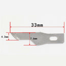 5xCraft Hobby with Protective Caps, 25 Pcs Replace Blades for Art Work Cutting