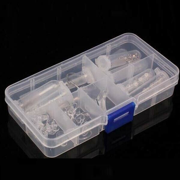 Glasses Optical Repair Tool Assortment Kit Screw Nut Nose Pad Set Durable E V5N9