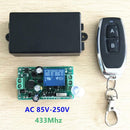 433Mhz Wireless Remote Control AC 85V 110V 220V 1CH Relay Receiver RF Module