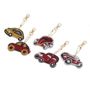 5pcs DIY Car Full Drill Special Shaped Diamond Painting Keychains Pendant