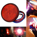 Car Truck Trailer Pickup LED Round Reflector Rear Tail Brake Stop Marker Light3C
