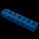 Daily Pill Box Organizer Portable Travel Case 7 Day Weekly Am Pm Planner OZ