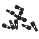 10 Plastic Zipper Pulls Cord Lock Ends Paracord Repair Rope Lanyard Buckle