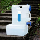 15L Plastic Water Jerry Can Liquid Carrier Drum Pouring Spout Tap Drinking