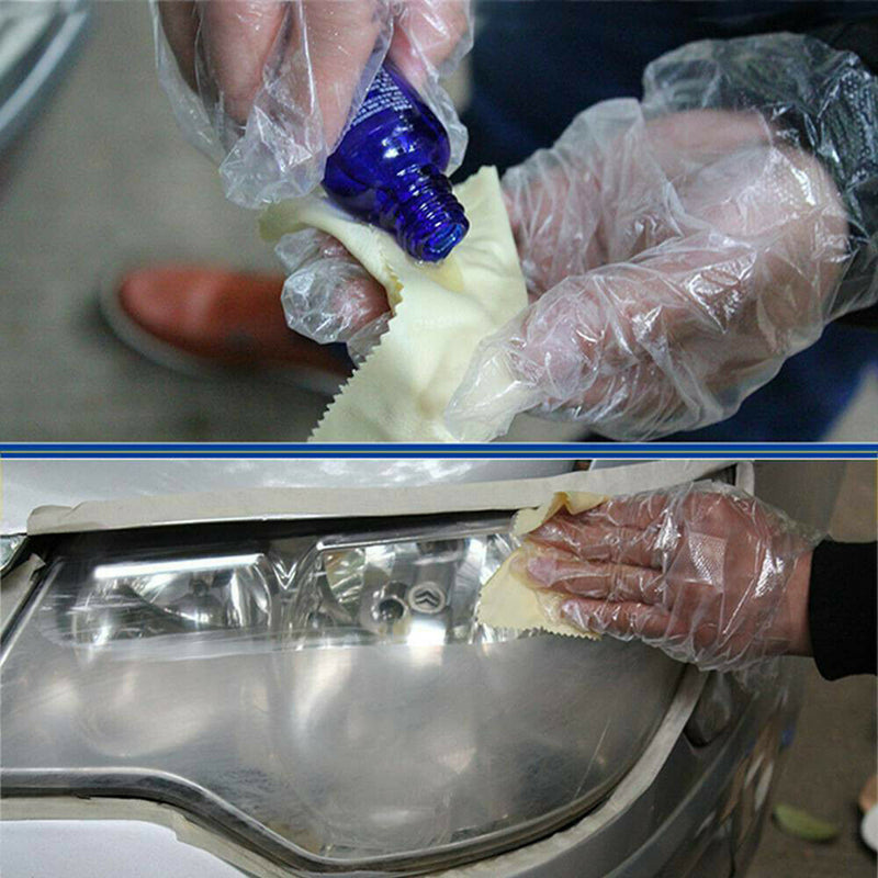 30ML 9H Hardness Auto Car Headlight Restorer Repair Liquid Polish Cleaning Tool