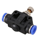 Pneumatic Quick Fitting 6mm to 6mm Push In Speed Controller Valve 3pcs V5E9