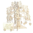 1Pcs Wood DIY Wishing Tree Wedding Supplies Guest