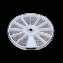 600pcs Tiny Glasses Screws Nuts Watch Repair Tool Kit in 12 Grids Round Box,