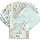 12x Christmas Snow Background Scrapbooking Paper DIY Planner Card Diary Crafts