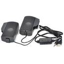 Portable Clip-On USB Powered Stereo Speaker Soundbar for Notebook Laptop PC