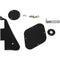 1set Black Pickguard /Cavity /Switch Covers/Pickup Selector Plate /Bracket/