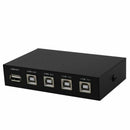 Newest Mini 4 Ports USB Printer Scanner Sharing Share Switch Splitter Box H X4D9