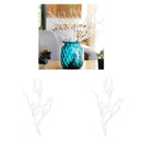 2x Simulation Plastic Tree Branches Twig Plants Home Wedding Decor -White