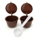2 x Reusable Coffee filter cup for DOLCE GUSTO Machines