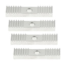 4pcs DIY GT2 Timing Belt Fixing Piece Tooth pitch 2mm Clamp Fixed Clip 9 *40mm